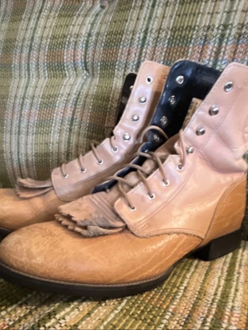 Ariat Lace-Up Roper Boots - Picture 2 of 2